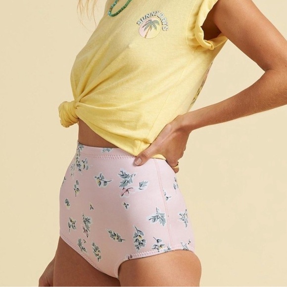 Billabong x Salty Blonde Hightide SB Neoprene Surf Short Bikini Bottom NWOT - Picture 2 of 4